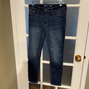 Old Navy Mid-Rise Rockstar Super Skinny Jeans - Dark Blue
